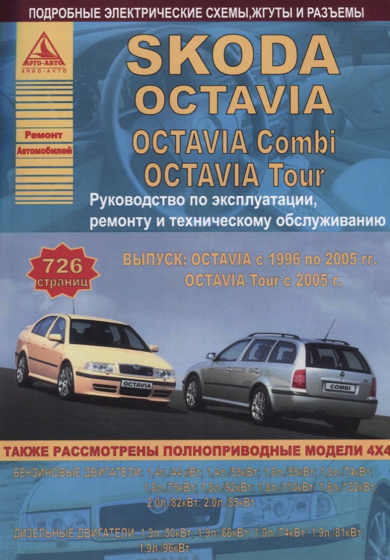 Автомобиль Skoda Octavia с 1996 г. Руководство по эксплуатации, ремонту и техническому облуживанию./Combi/ Tour 1996-2005 г.
Автомобиль Skoda Octavia с 1996 г. Руководство по эксплуатации, ремонту и техническому облуживанию./Combi/ Tour 1996-2005 г.
