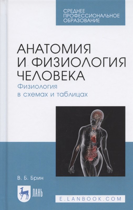 Анатомия и физиология человека. Физиология в схемах и таблицах. Учебное пособие
Анатомия и физиология человека. Физиология в схемах и таблицах. Учебное пособие
