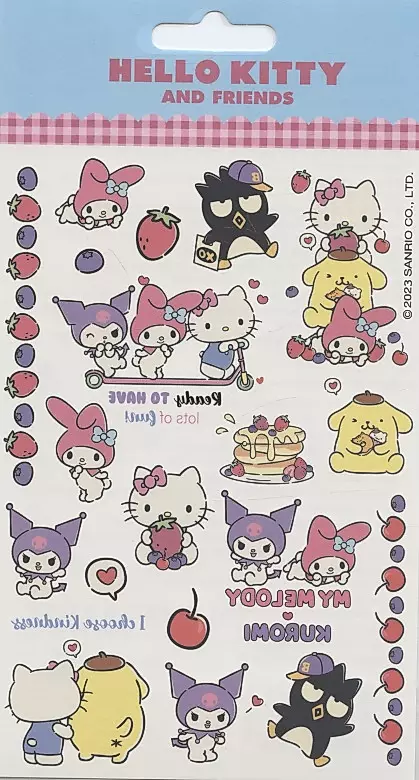 Наклейки-тату переводные для тела Hello Kitty Куроми-3
