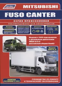 Mitsubishi Fuso Canter Модели с 2010 года выпуска с дизельным двигателем 4М50 (4,9 л)…(мПрофессионал