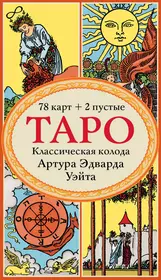 Таро. Классическая колода Артура Эдварда Уэйта (78 карт+2 пустые)