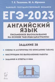 ЕГЭ 2023. Английский язык. Письменное высказывание на основе таблицы/диаграммы (задание 38). Учебно-методическое пособие