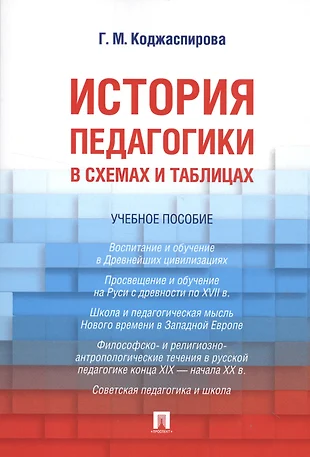 История педагогики в схемах и таблицах