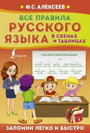 Филипп алексеев все правила русского языка в схемах и таблицах