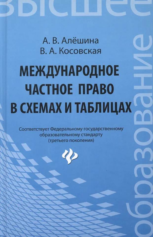 Международное частное право в схемах и таблицах (Александра Алёшина ...