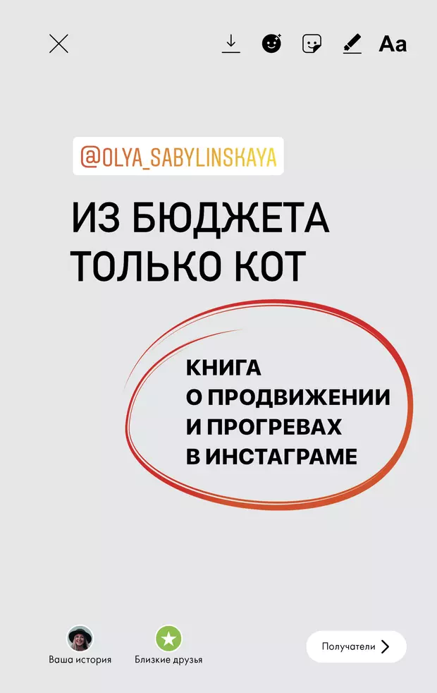 Из бюджета только кот. Книга о продвижении и прогревах в инстаграме Ольга Сабылинская - купить книгу с доставкой в интернет-магазине Читай-город. ISBN 978-5-17-145005-2