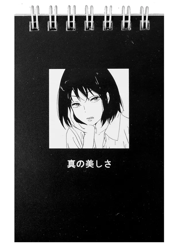 Блокнот А7 60л кл. \"Аниме. Девушка (Дзё)\" спираль, УФ лак «Читай-город»