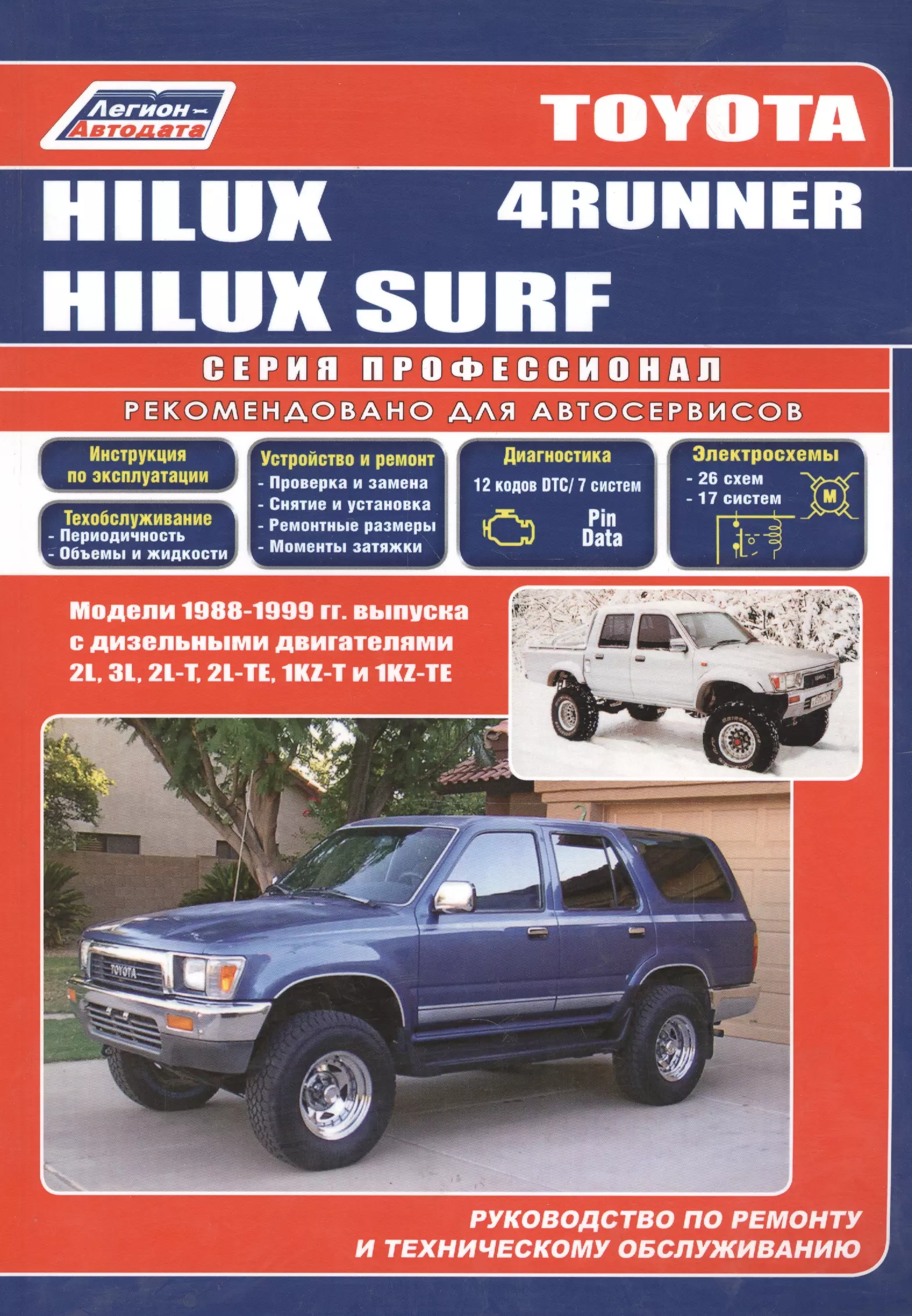 Toyota Hilux Surf с 2002 г. Легион Автодата