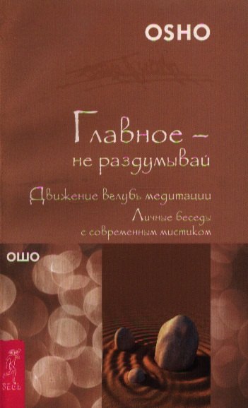 

Главное - не раздумывай. Движение вглубь медитации. Личные беседы с современным мистиком (1624)