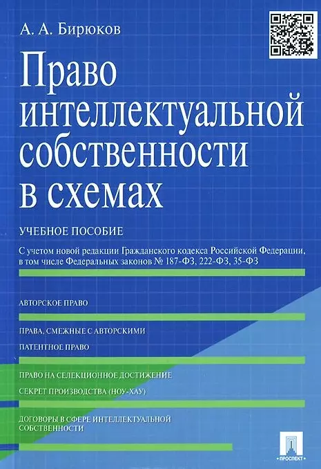 Бирюков Александр Александрович - Право интеллектуальной собственности в схемах: учеб. пособие