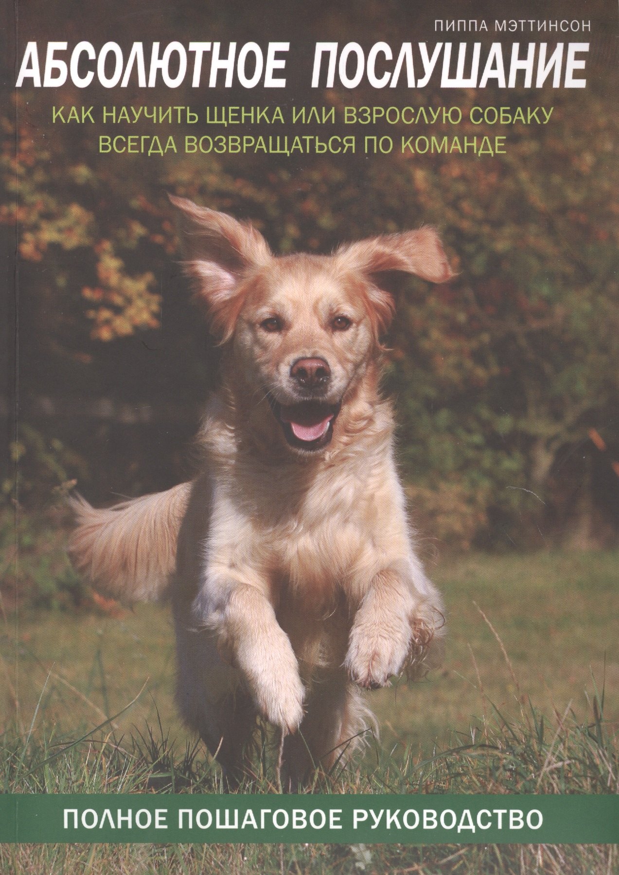 

Абсолютное послушание. Как научить щенка или взрослую собаку всегда возвращаться по команде