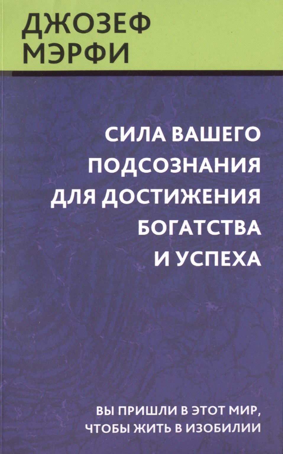 

Сила вашего подсознания для достижения богатства и успеха