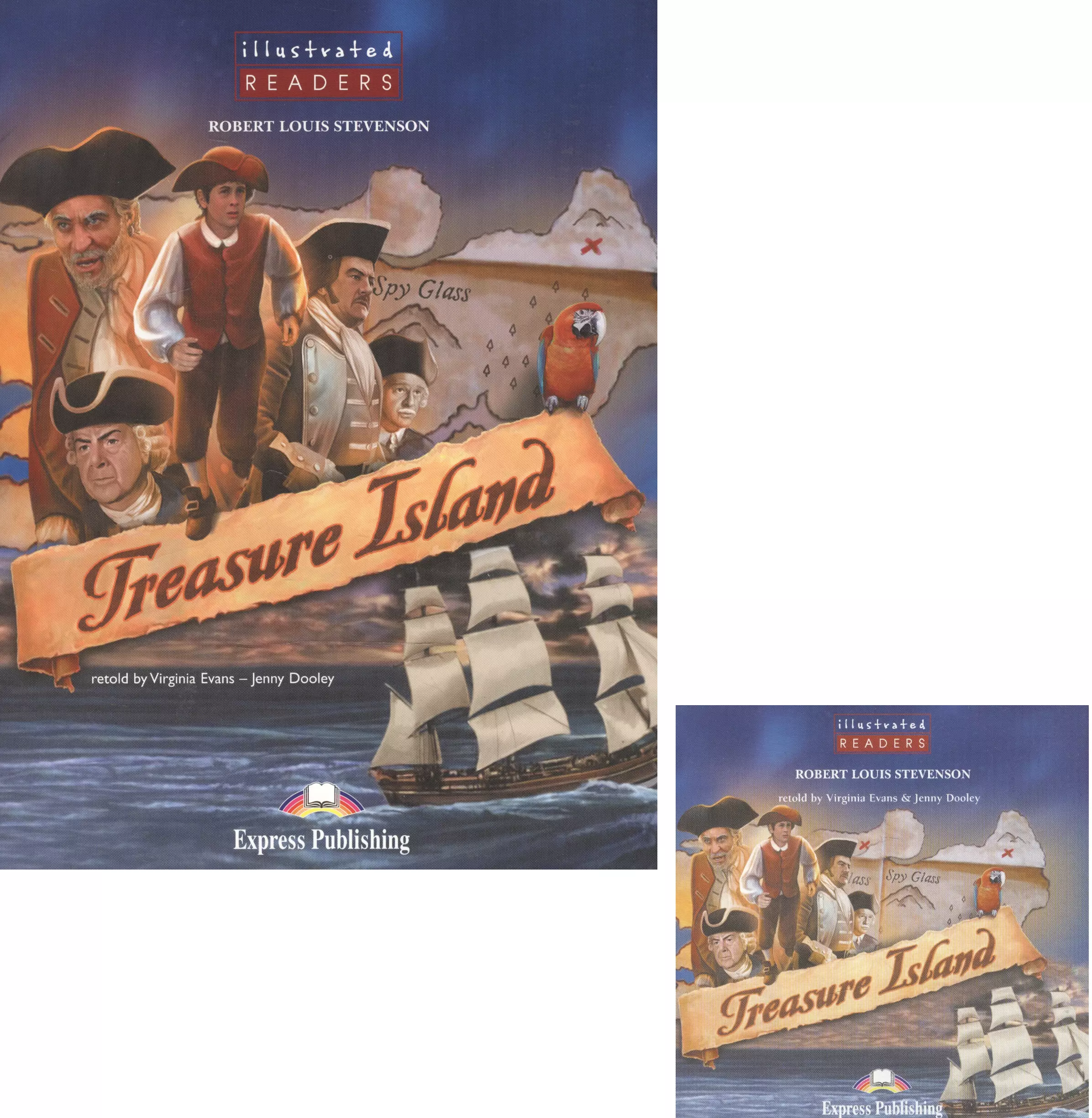 Стивенсон Роберт Льюис - Treasure Island. Level 4. Книга для чтения (+CD)