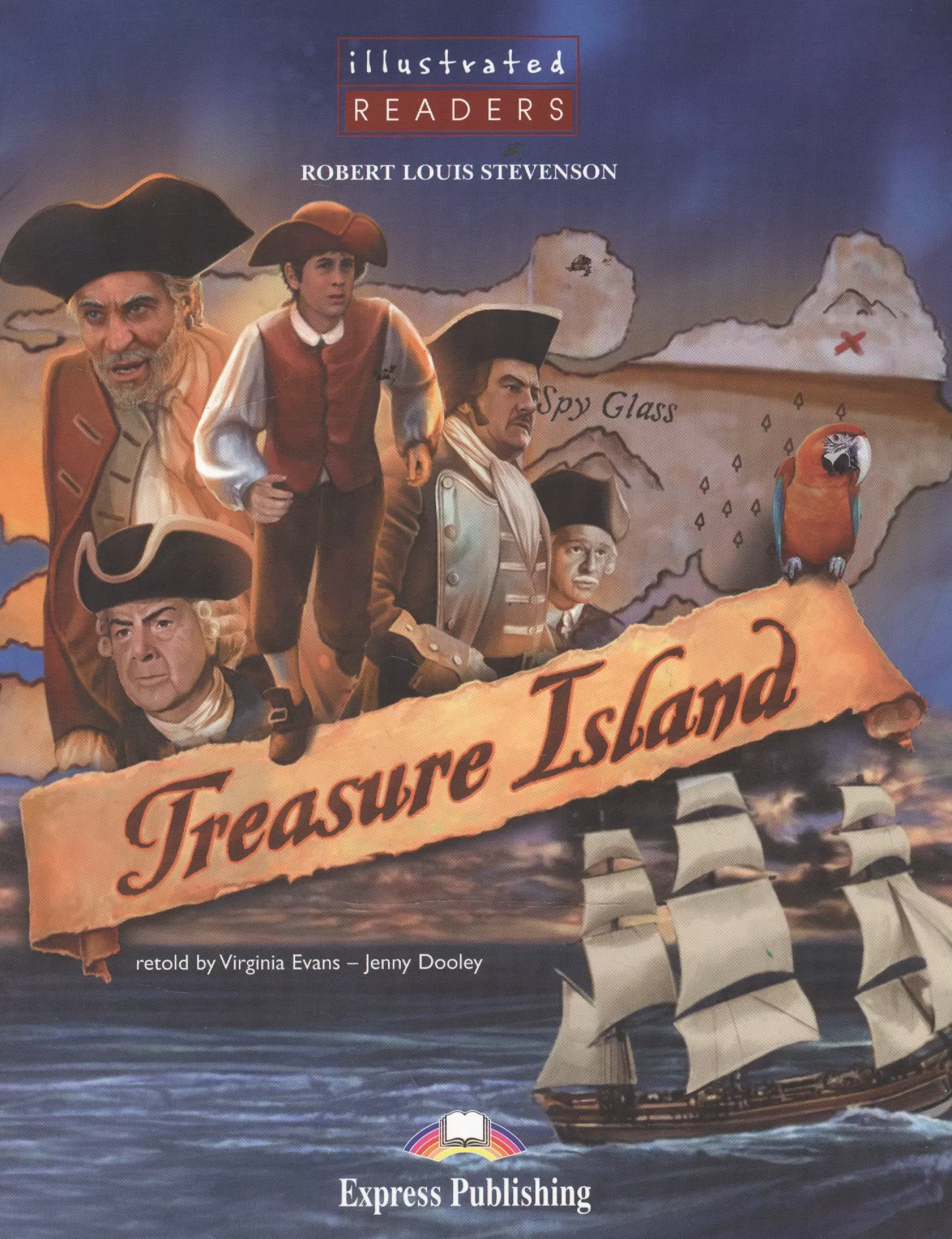 Стивенсон Роберт Льюис - Treasure Island. Reader. (Illustrated). Книга для чтения
