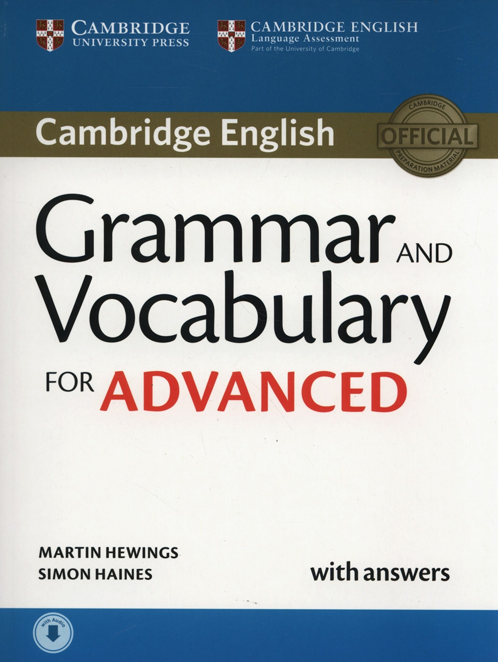 

Gr and Voc for Adv Bk w/ans + Aud