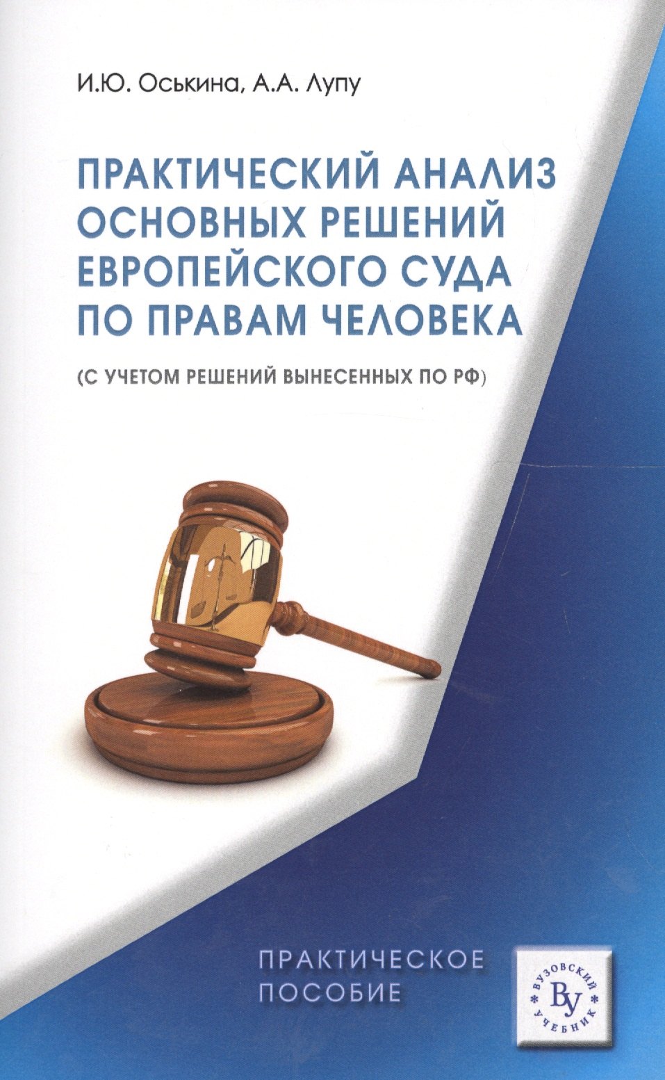 

Практический анализ основных решений Европейского суда по правам человека (с учетом решений вынесенн