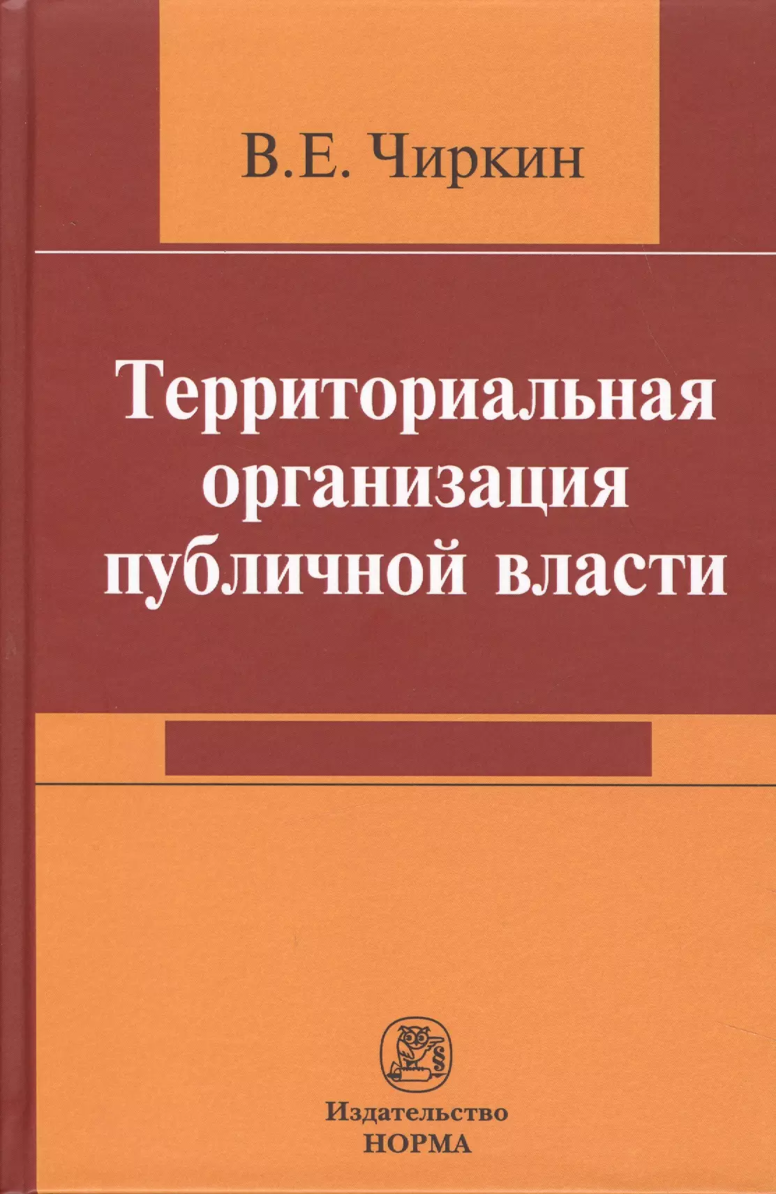 Чиркин Вениамин Евгеньевич - Территориальная организация публичной власти