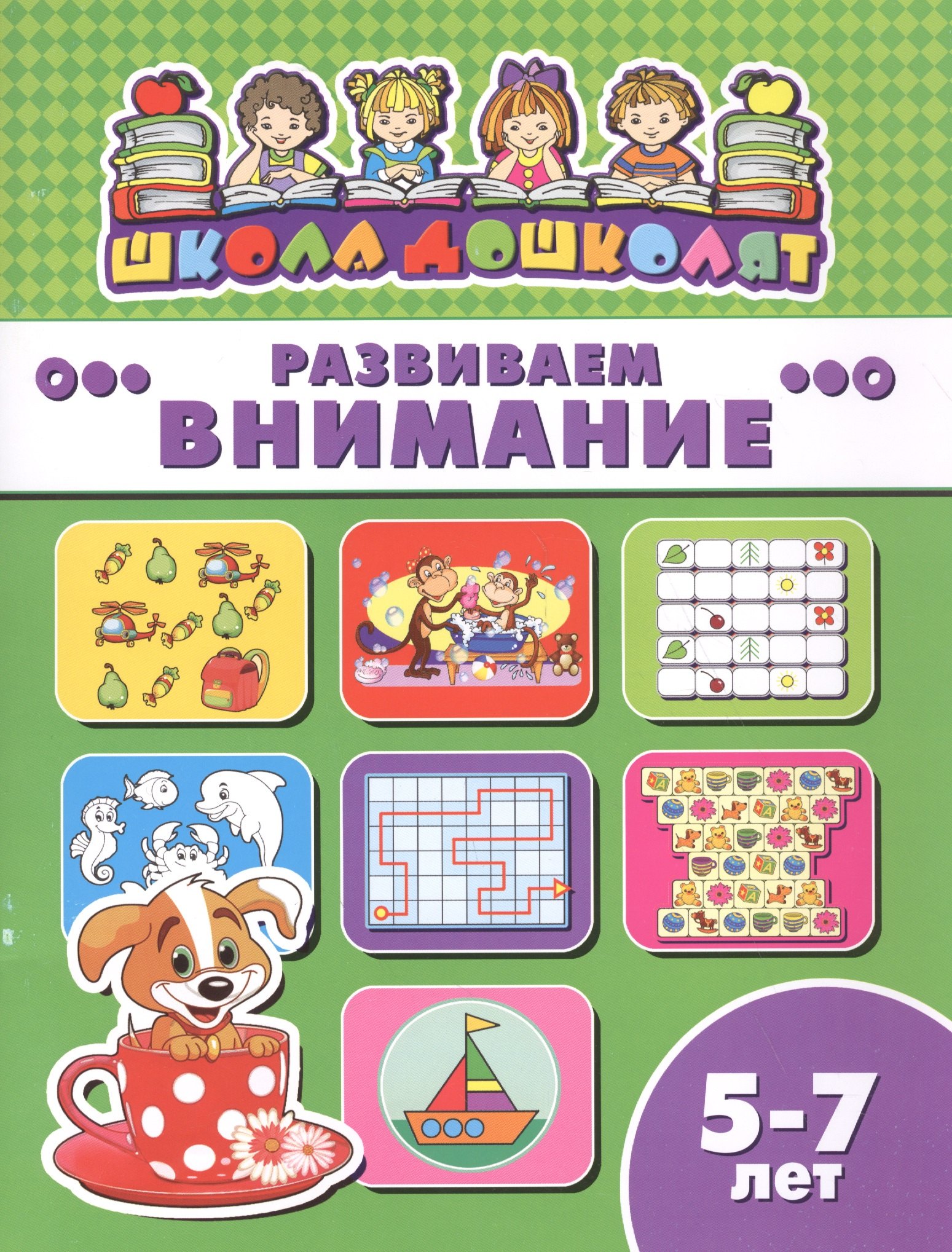 

Развиваем внимание (5-7 лет) (мШкДош)