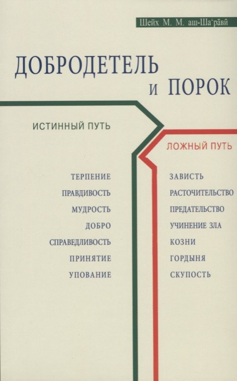 

Добродетель и порок. Истинный и ложный путь