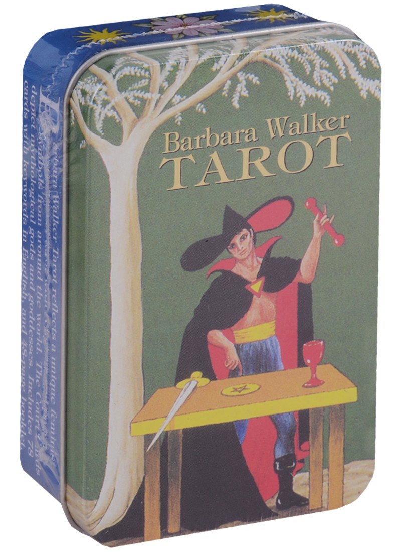 

Таро Аввалон, Barbara Walker Tarot Барбара Уолкер таро (карты на англ. яз. в жестяной коробке) (ПИ)