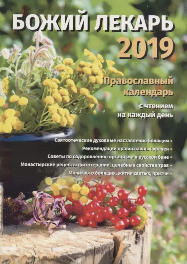 Православный календарь 2019. Православный лекарь лекарь. Божий лекарь. Православный календарь-целебник. Православный день 5 апреля.