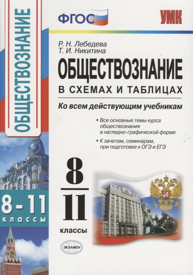 

Обществознание в схемах и таблицах. 8-11 классы. Ко всем действующим учебникам