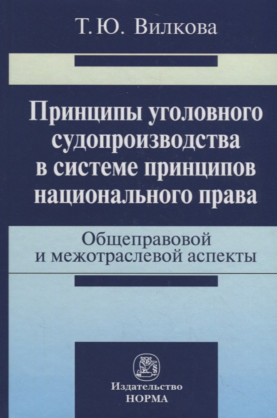 

Принципы уголовного судопроизводства в системе принципов национального права: общеправовые и межотра