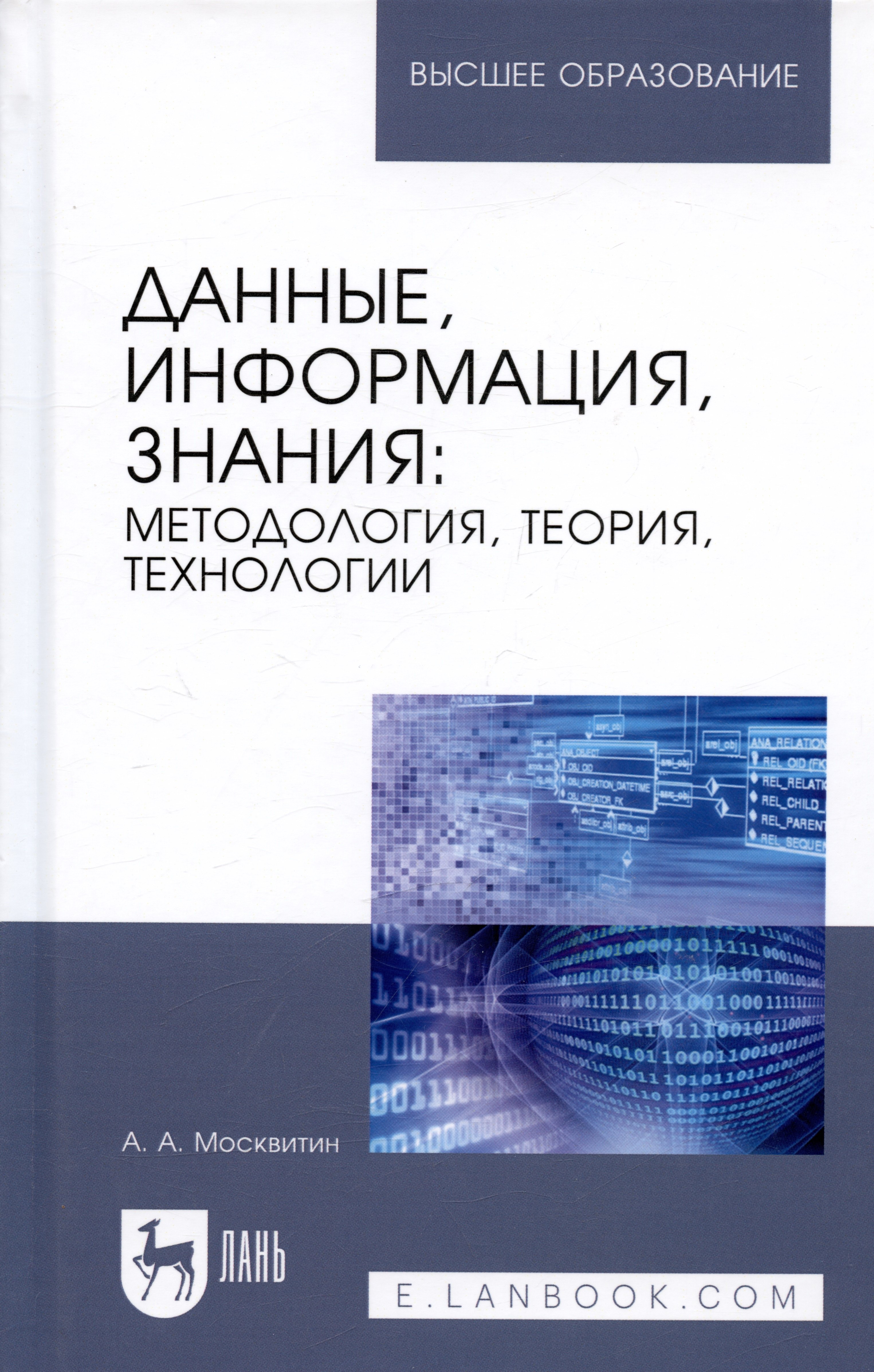 

Данные, информация, знания. Методология, теория, технологии. Монография
