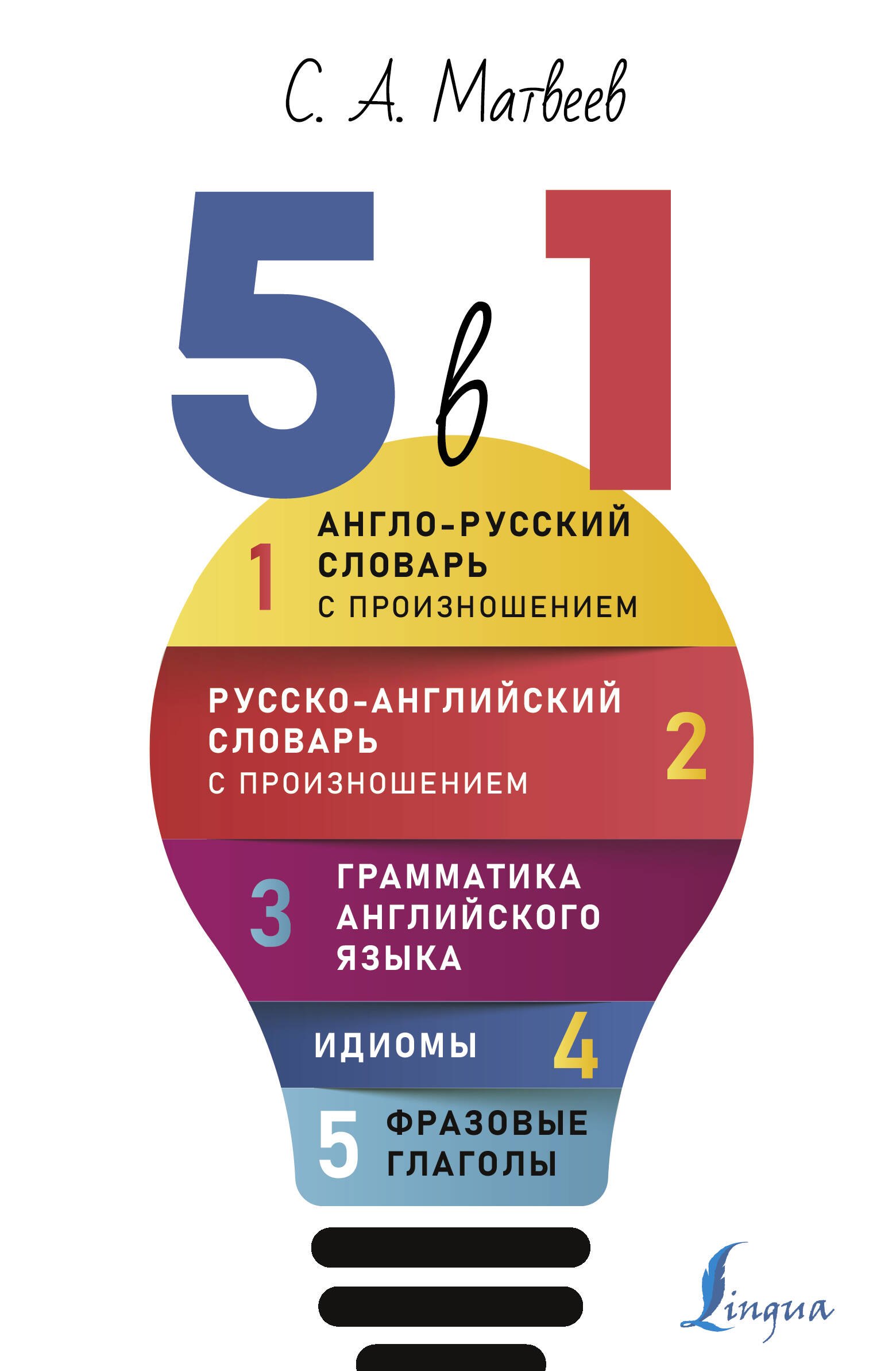 

Английский язык. 5 в 1: Англо-русский словарь с произношением. Русско-английский словарь с произношением. Грамматика английского языка. Идиомы. Фразовые глаголы