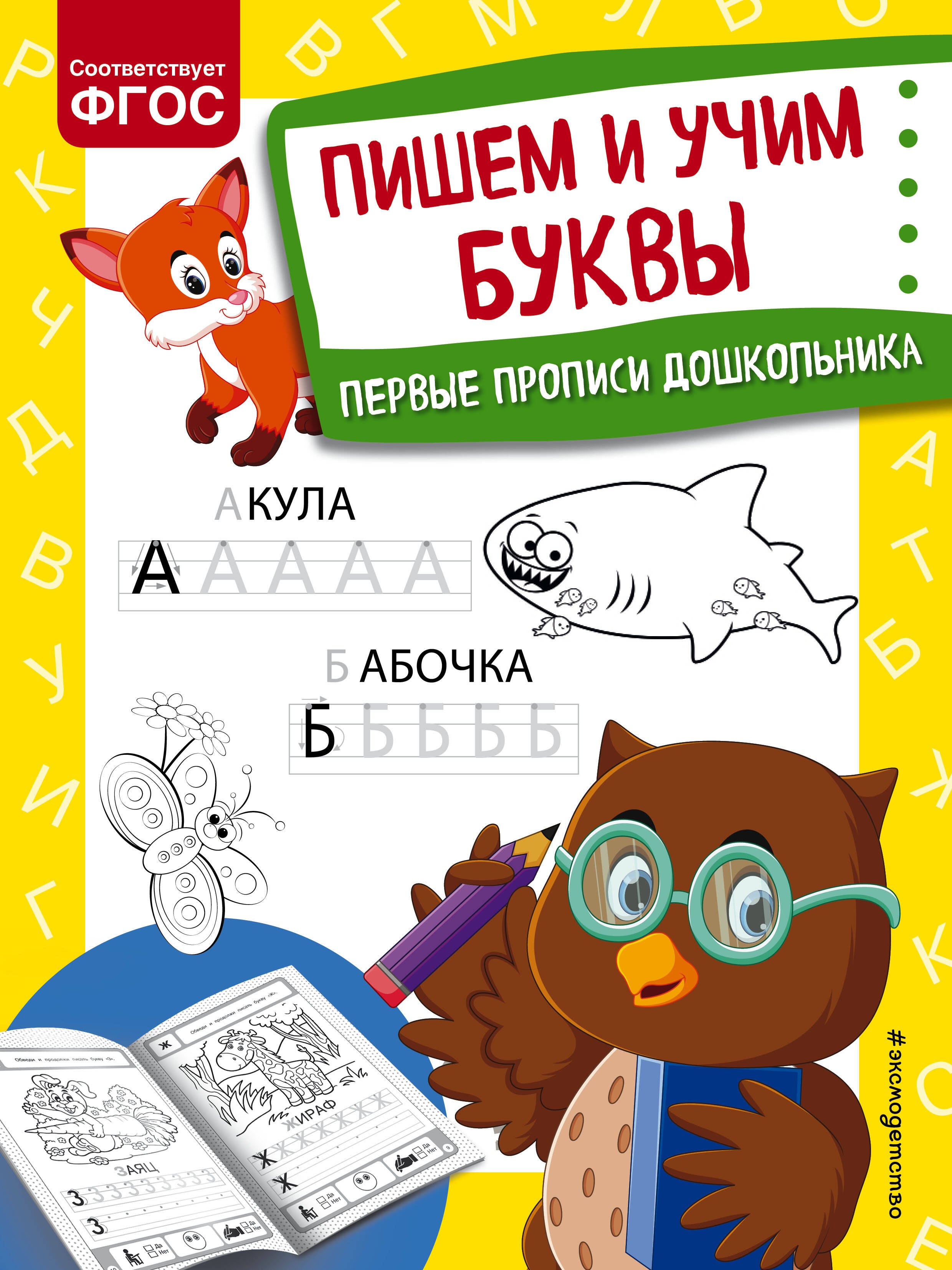 

Пишем и учим буквы. Первые прописи дошкольника