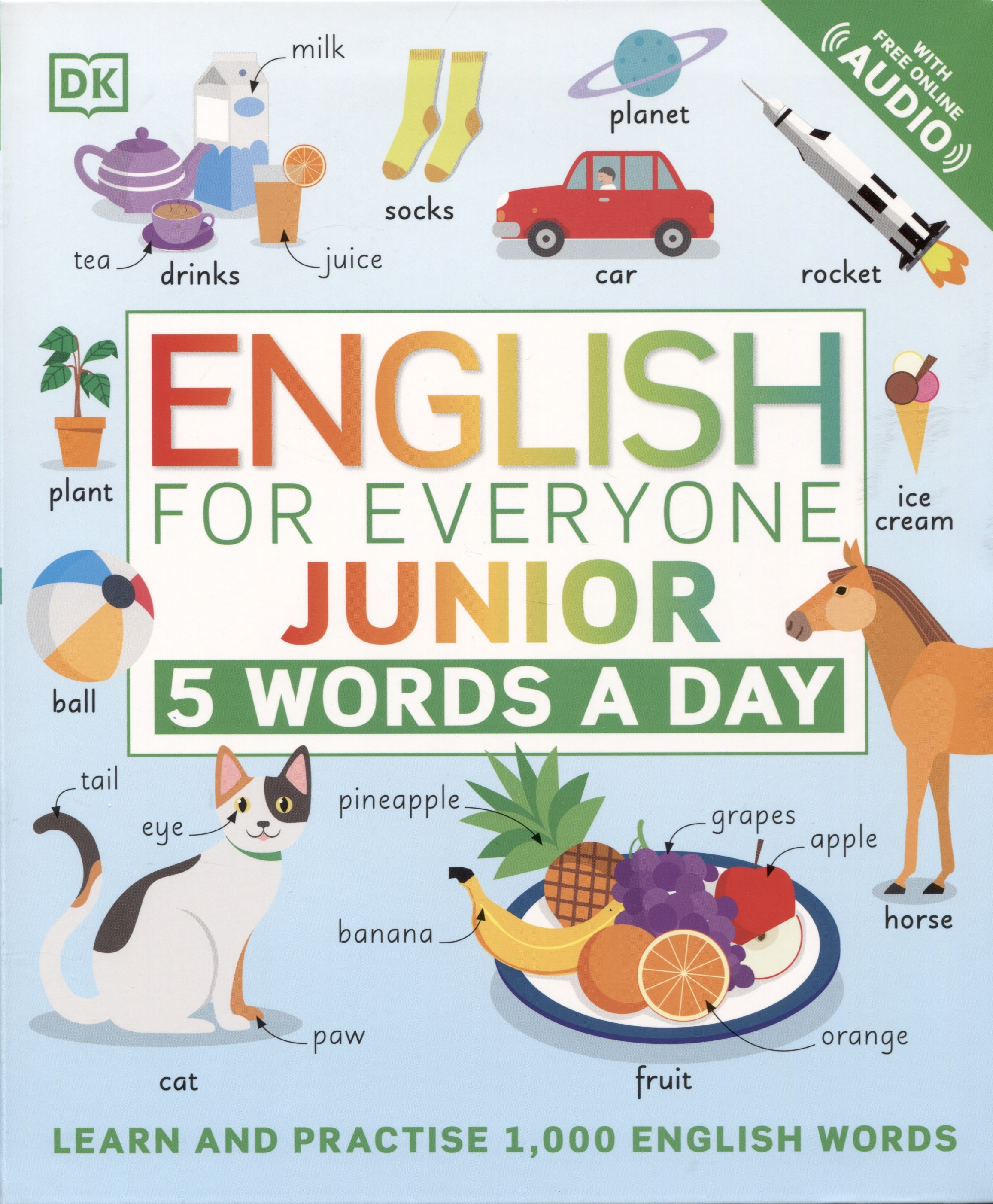 

English for Everyone. Junior. 5 Words a Day. Learn and Practise 1000 English Words