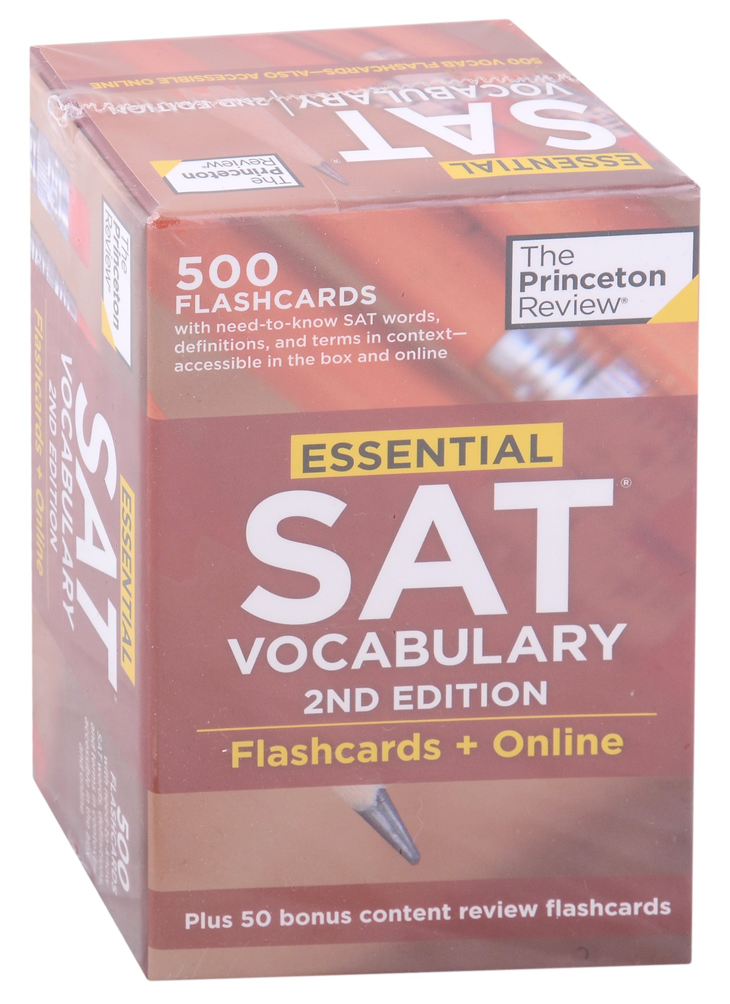 

Essential SAT Vocabulary: Flashcards + Online: 500 Essential Vocabulary Words to Help Boost Your SAT Score