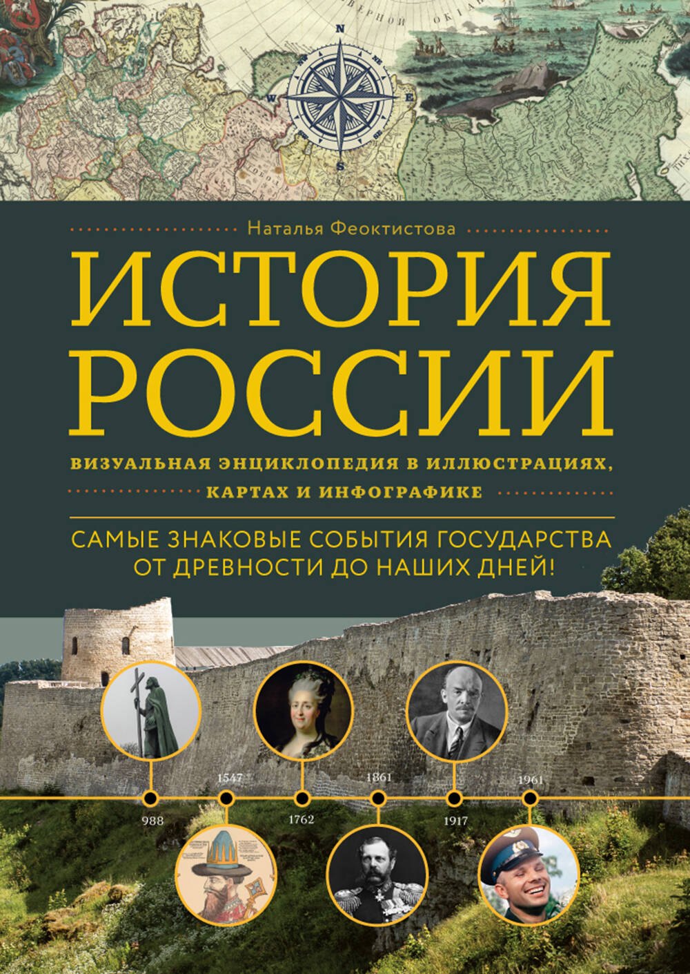 

История России. Визуальная энциклопедия в иллюстрациях, картах и инфографике