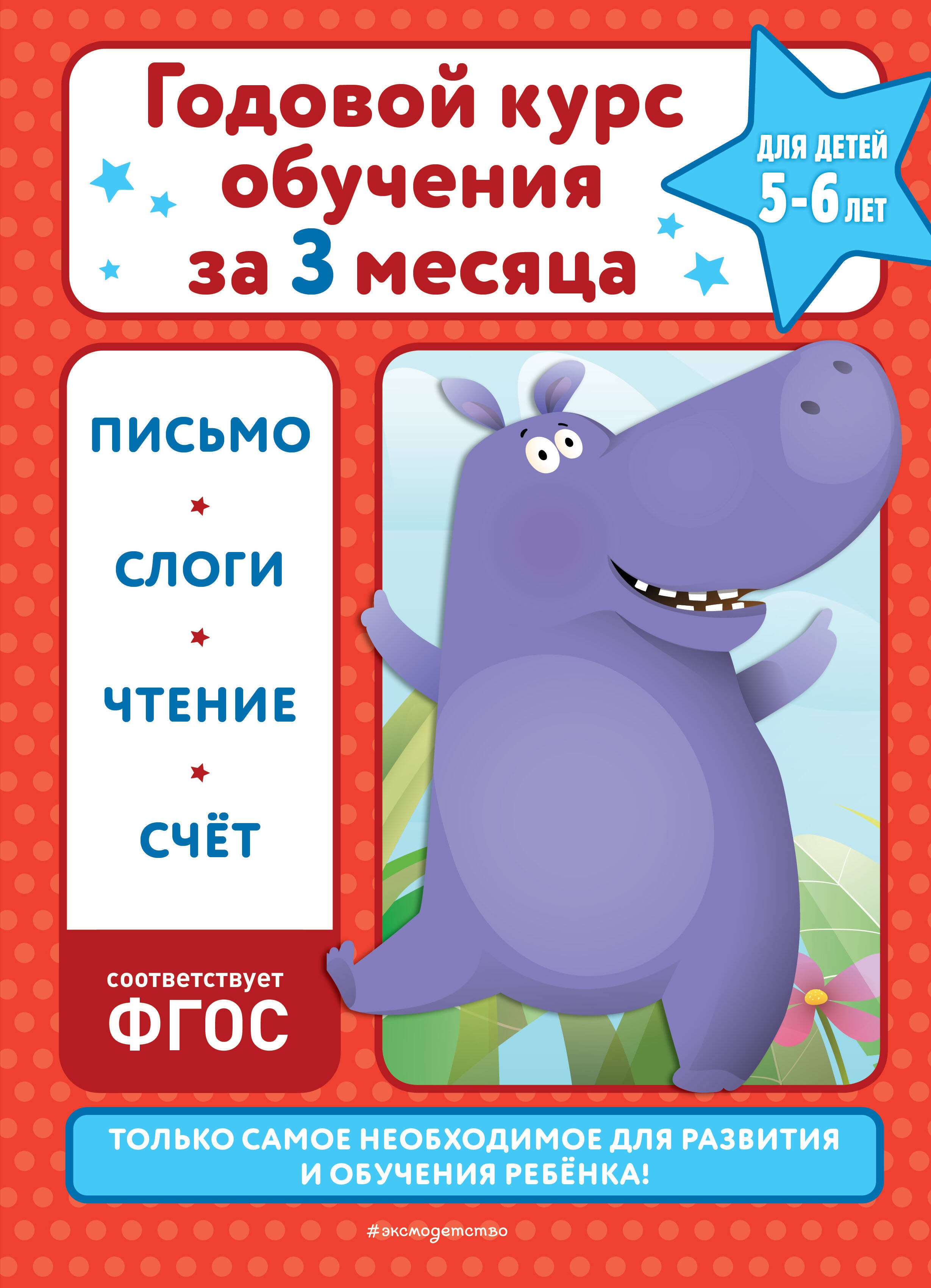 

Годовой курс обучения за три месяца: для детей 5-6 лет