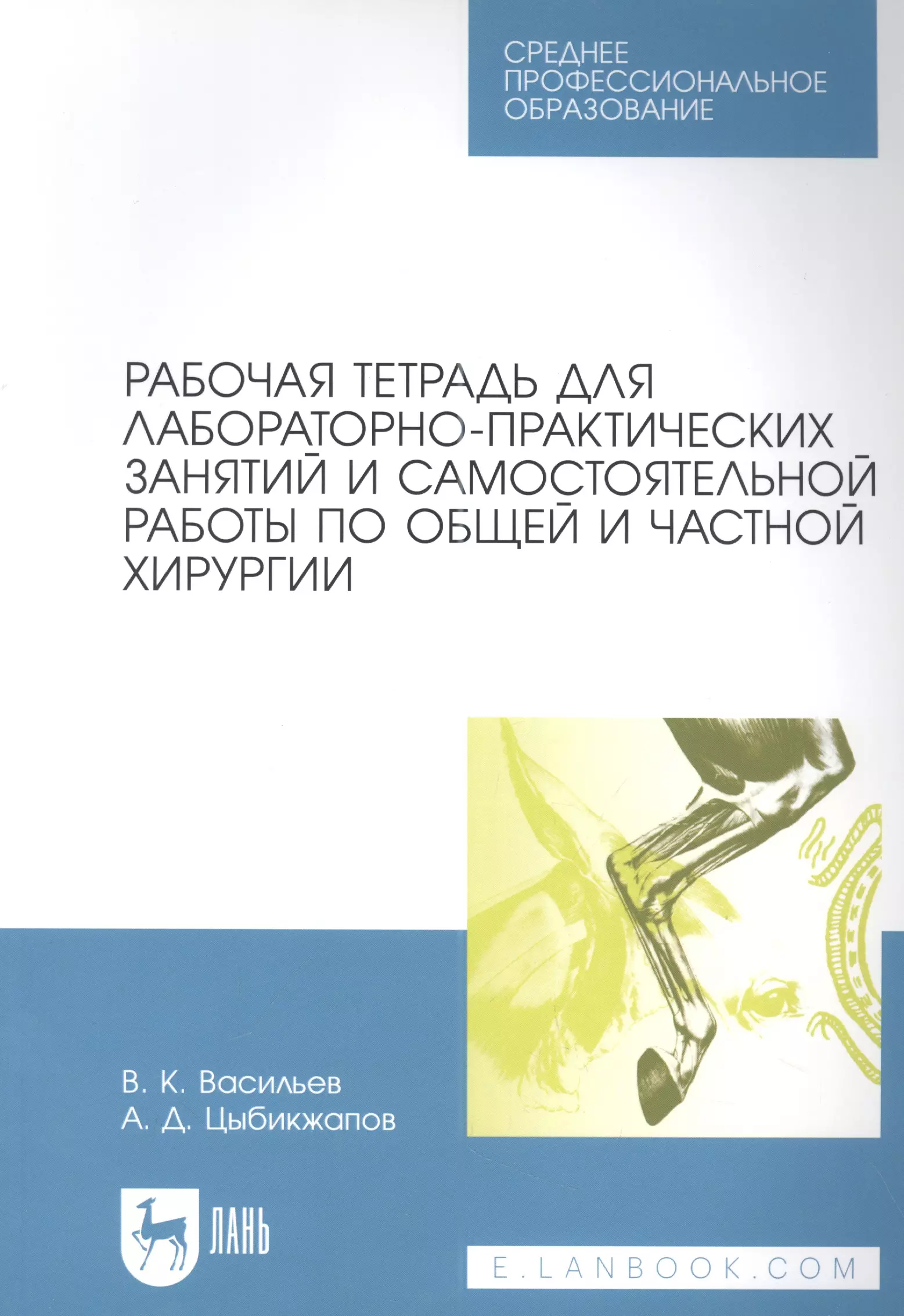 Васильев В. К., Цыбикжапов А. Д. - Рабочая тетрадь для лабораторно-практических занятий и самостоятельной работы по общей и частной хирургии: учебное пособие для СПО