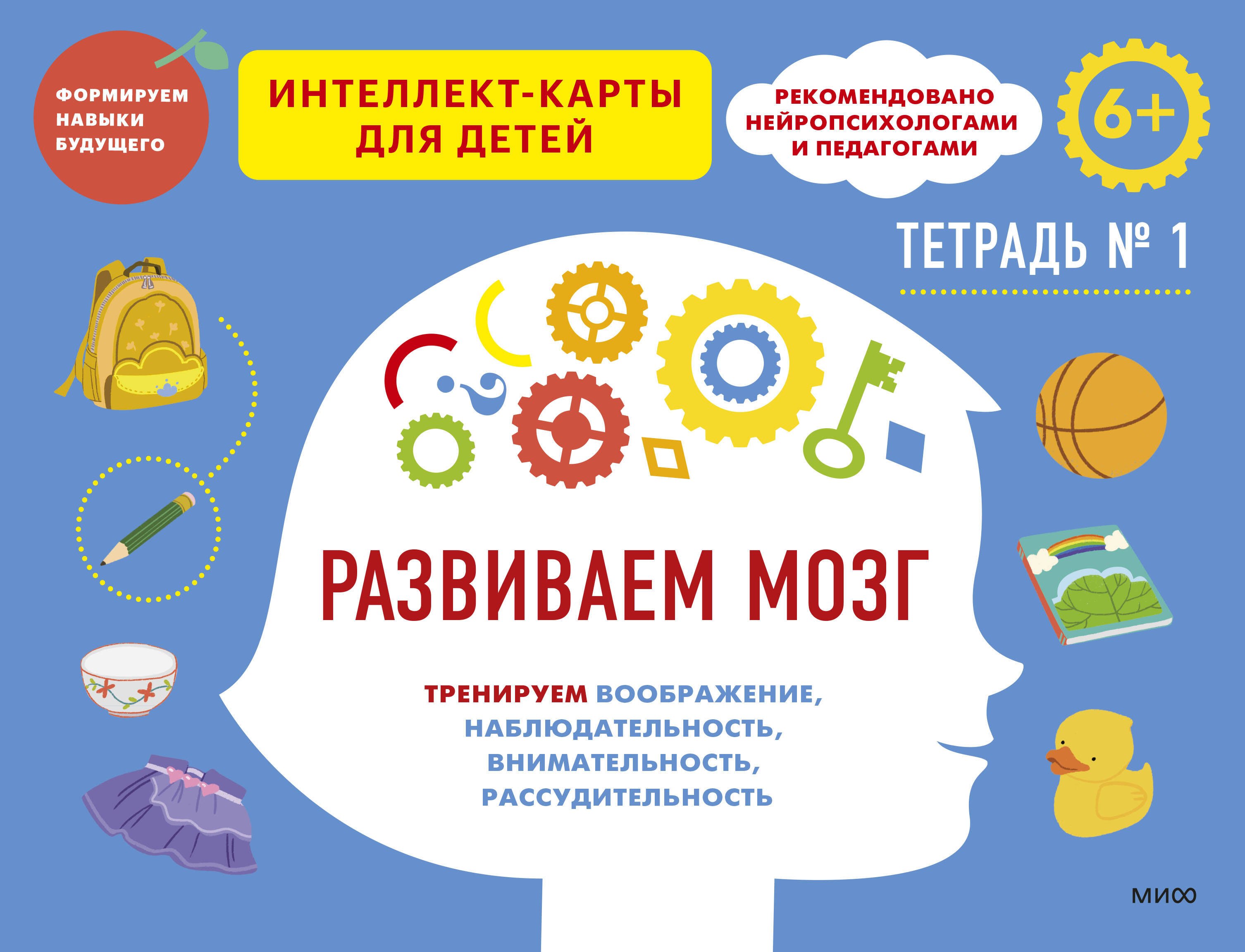 

Развиваем мозг. Тренируем воображение, наблюдательность, внимательность, рассудительность. Тетрадь №1