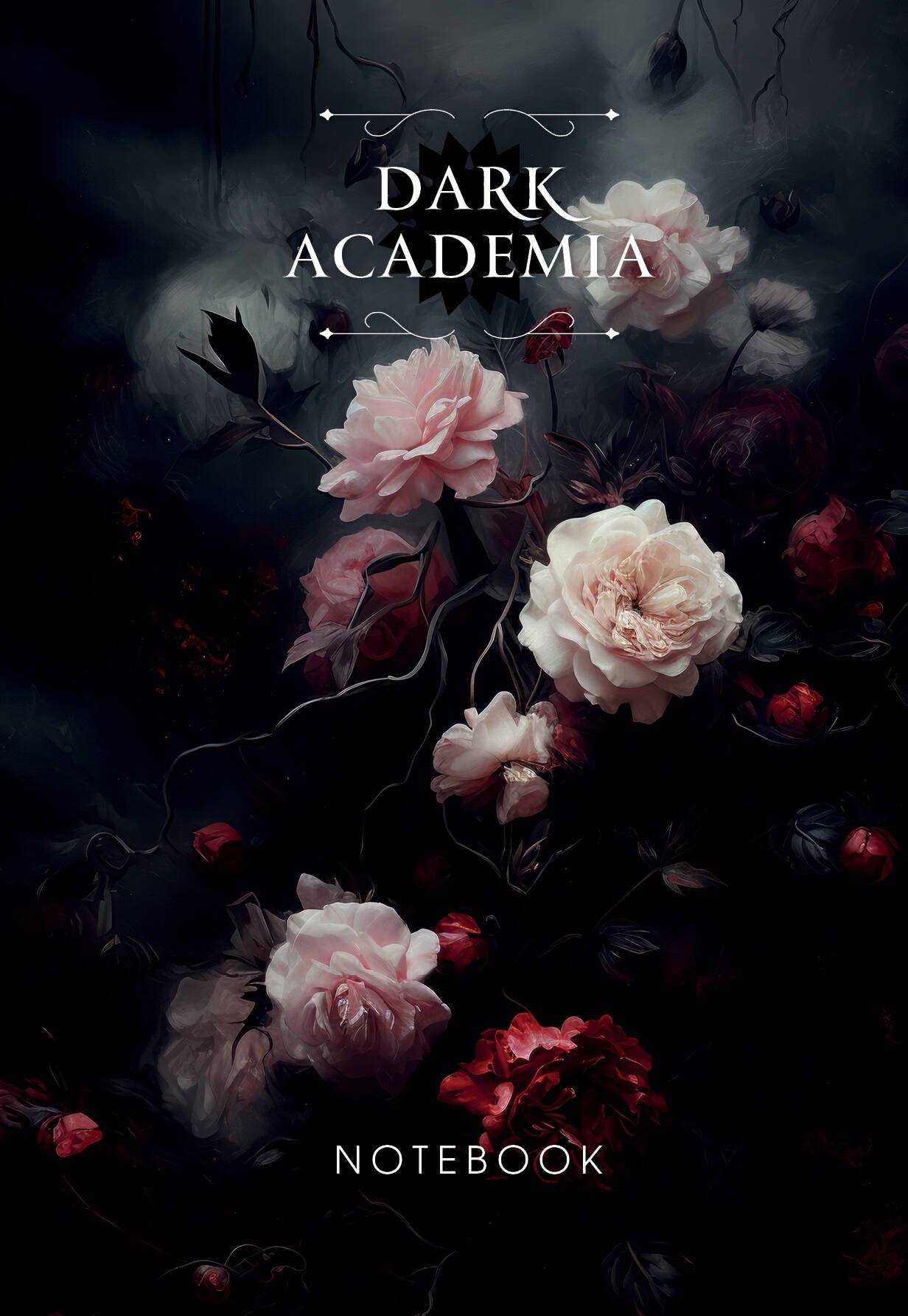 

Dark Academia notebook (цветы)