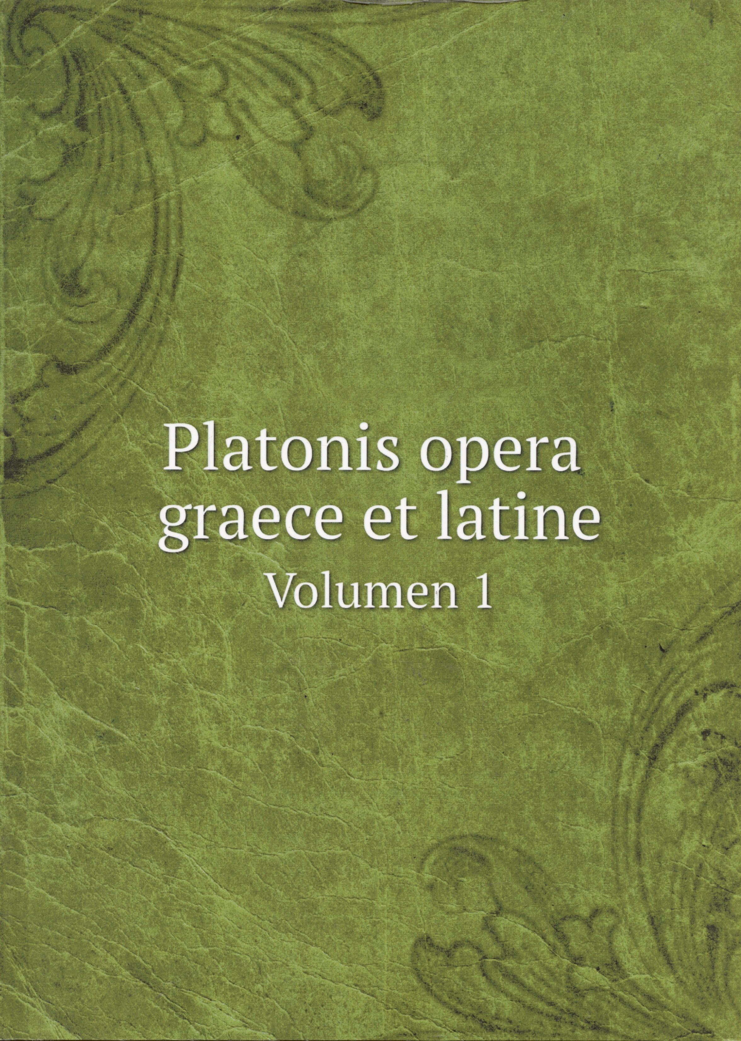

Platonis opera graece et latine. Volumen 1