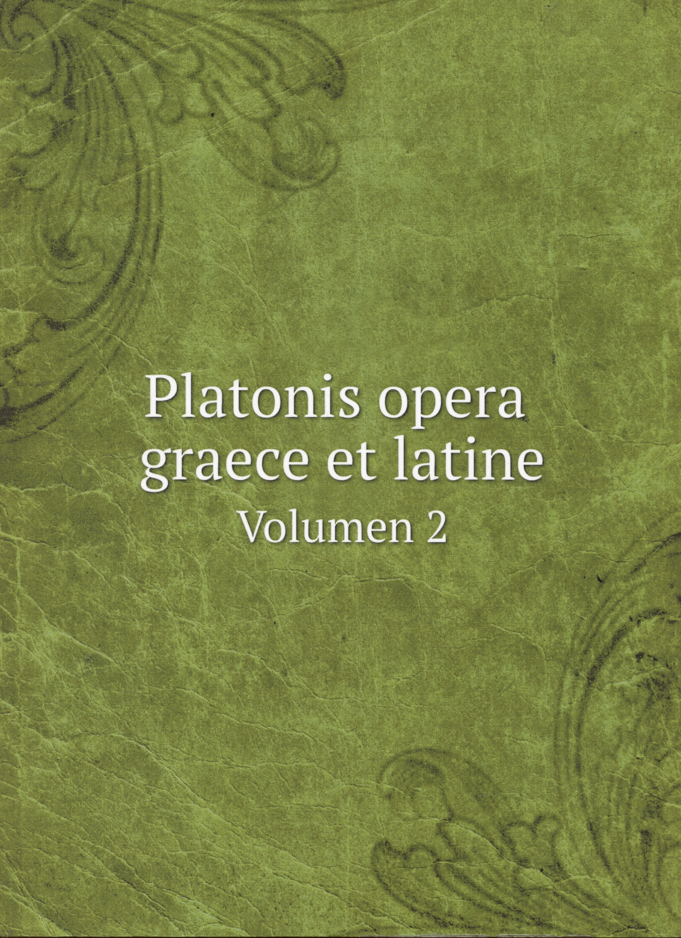 Platonis opera graece et latine. Volumen 2