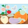 

Многоразовые водные раскраски. Выпуск 12 (Овощи)